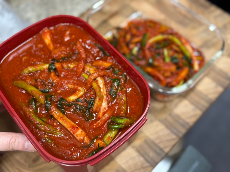 전라도 쪽파김치 여수 파김치 돌쇠네 농산물