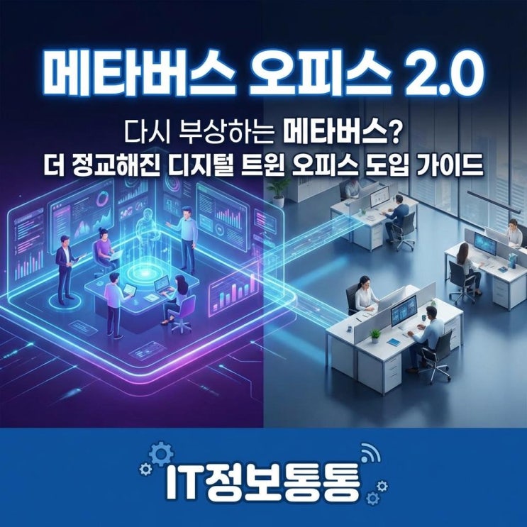  재택근무 협업의 새로운 기준, 메타버스 오피스 2.0과 디지털 트윈 도입 가이드