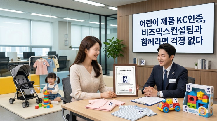  어린이 제품 KC인증, 비즈믹스컨설팅과 함께라면 걱정 없다