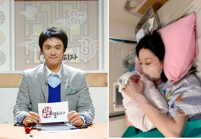 오상진♥김소영 둘째 득남! 46세에 두 아이 아빠 된 사연... "이제 네 가족 됐어요"