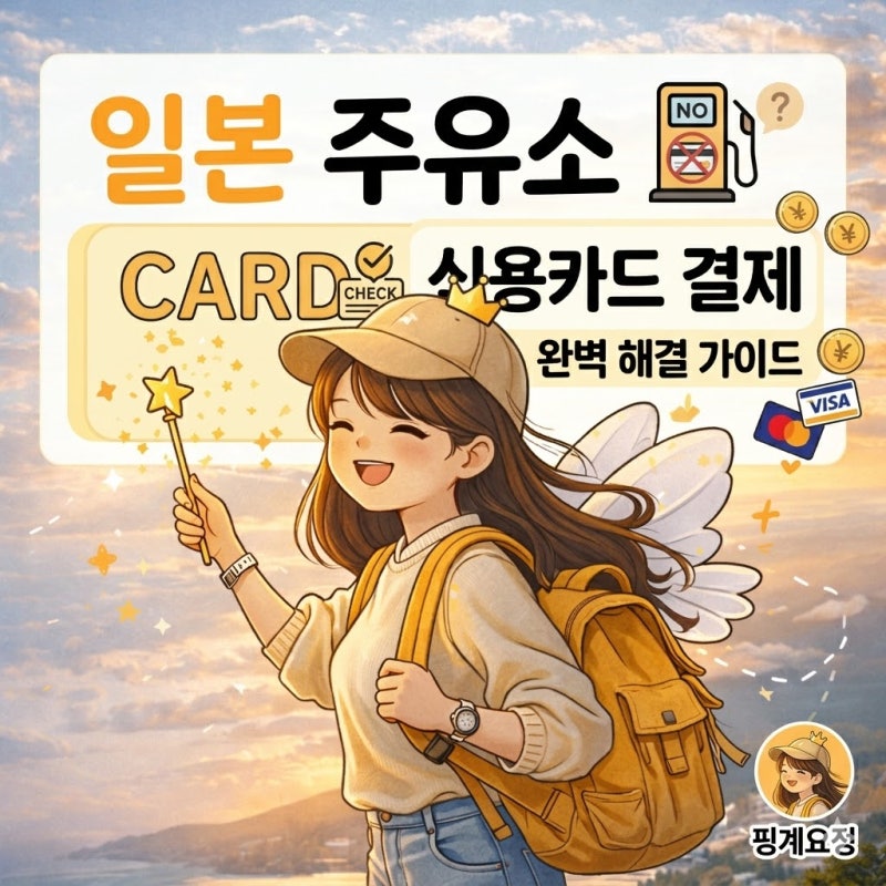 일본 렌트카 필수! 2026년 최신 일본 주유소 휘발유 카드 결제 방법 4가지