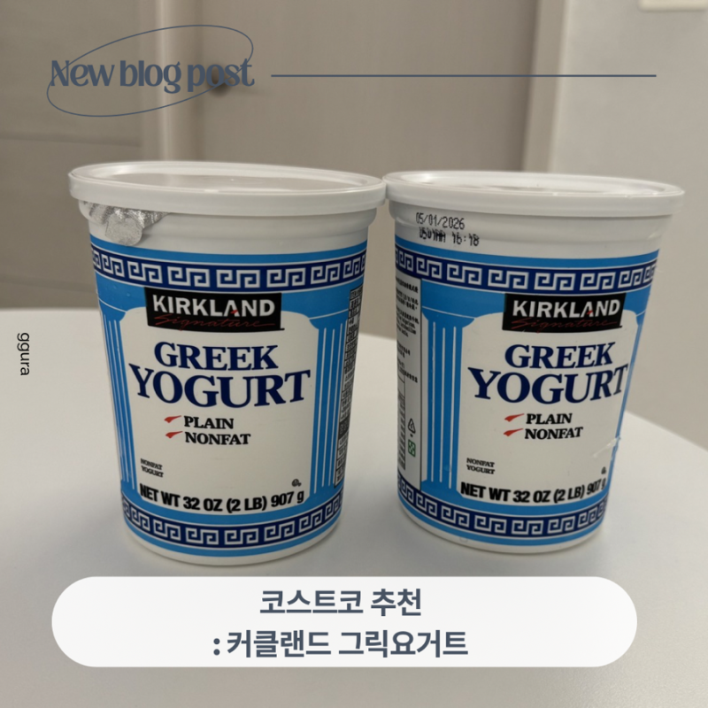 코스트코 그릭요거트 추천 커클랜드 그릭요거트 후기 칼로리 성분 단백질 함량