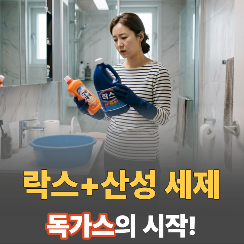 락스 세제 섞으면 발생하는 '염소가스' 흡입 응급처치 골든타임! (EMT가 알려주는 폐 손상 방....