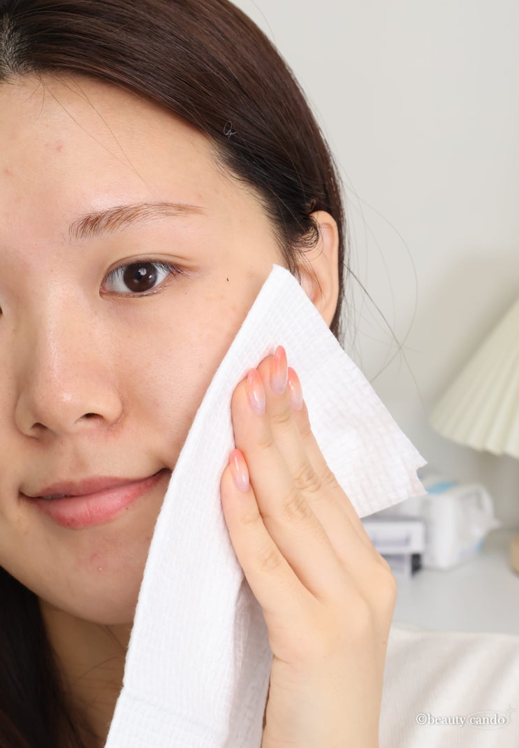  일회용 페이스타올 클리어비 추천 민감성 피부 여드름없애는 클렌징