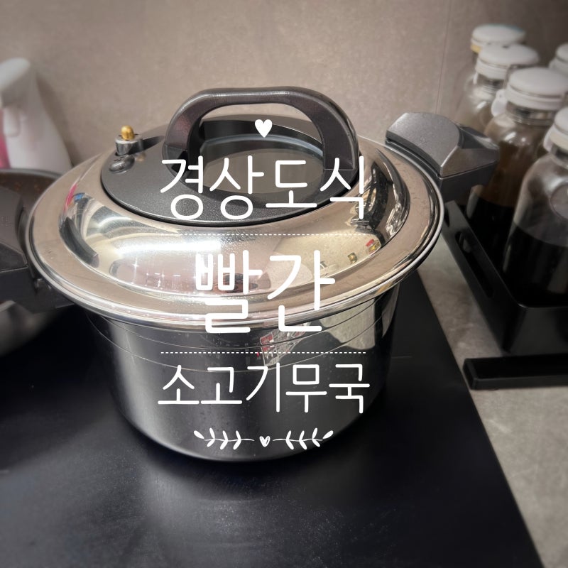 알텐바흐 저압냄비로 초간단 경상도식 소고기무국 끓이기 쉽고 간단한 현실집밥레시피