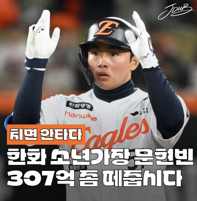 "외로운 소년 가장" 팀 먹여 살리는 한화 문현빈의 놀라운 타격감! 407억 듀오 연봉 좀 떼주면 ....