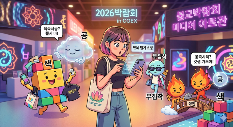 색즉시공 공즉시색(色卽示空 空卽示色): 2030이 불교박람회에서 '진짜 힙함'을 찾은 이유