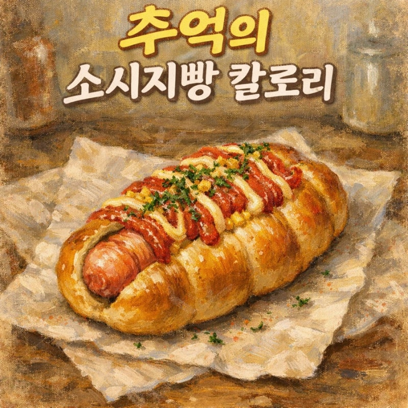 "아는 맛이 제일 무섭다?" 파리바게트 추억의 소시지빵 칼로리 해부... 200% 즐기는 꿀팁 (빵 리....