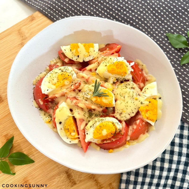 전자레인지로 뚝딱! 맛있고 살 쏙 빠지는 초간단 전자레인지 토마토 계란 만들기 다이어트식....