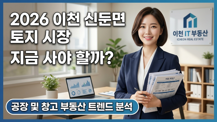  2026 이천 신둔면 토지 시장 지금 사도 될까? 공장·창고 부동산 동향 분석