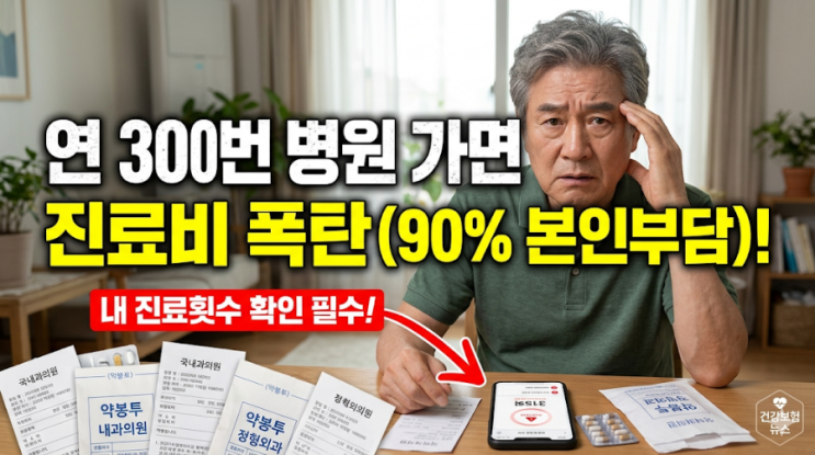  [2026년 건강보험 개편] 연 300번 병원 가면 진료비 90% 폭탄? 의료 쇼핑 방지 대책 총정리