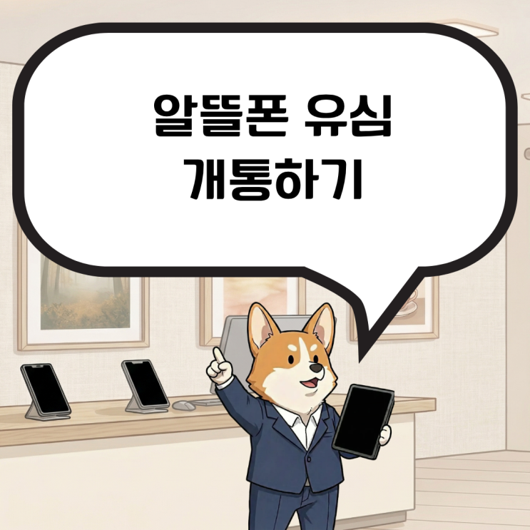  알뜰폰 유심 개통, 대리점 방문 없이 집에서 10분 만에 끝내는 법