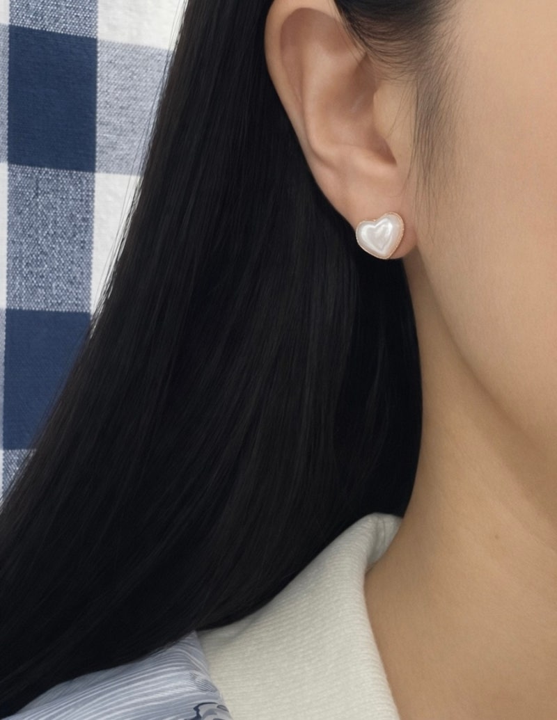 제이에스티나 마리엘 진주 하트 귀걸이 S 솔직후기