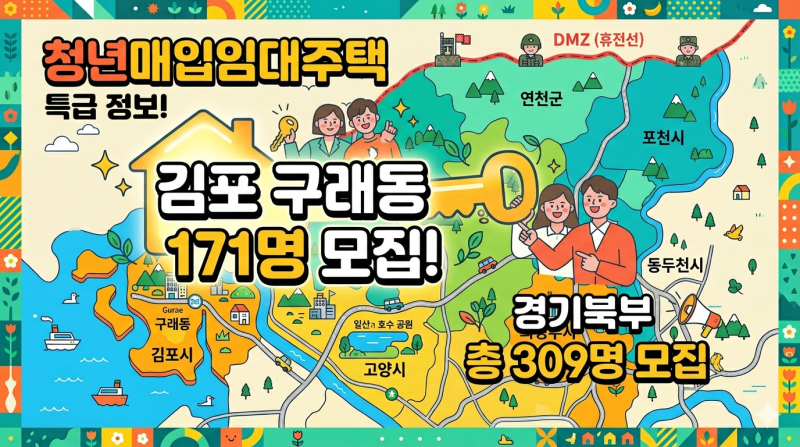 [청년매입임대] 경기북부 309명 모집! 김포 구래동 171명 예비입주자 모집