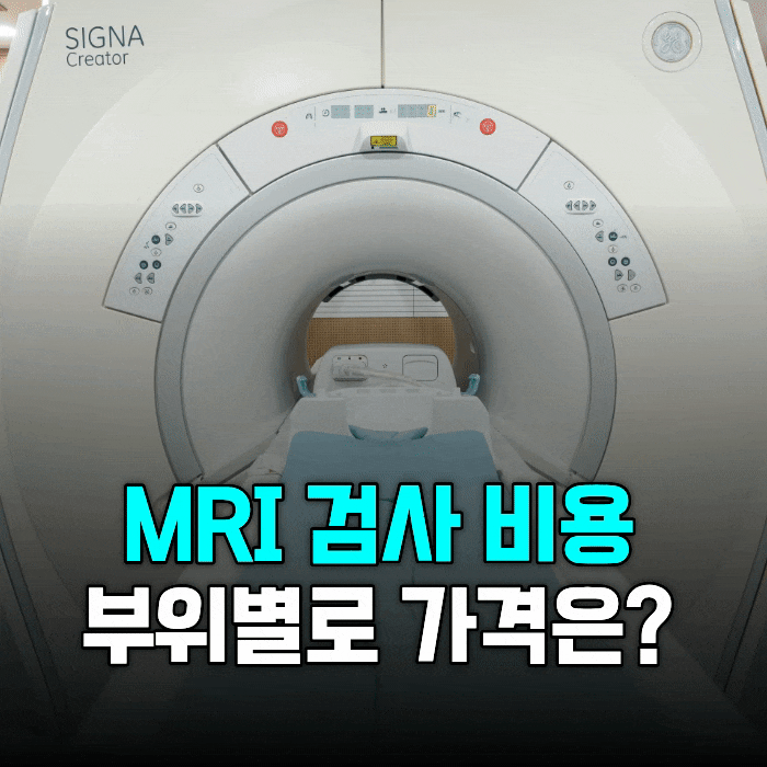 MRI 검사 비용과 부위별 가격, 병원에서 합리적으로 받는 방법은?