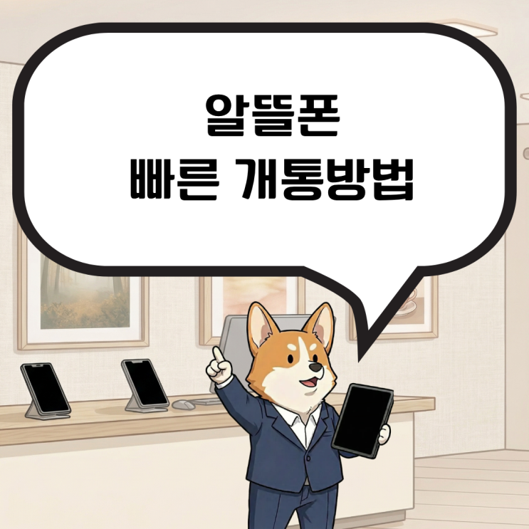  알뜰폰 빠른 개통방법, 당일 사용하고 싶다면 이것만 기억하세요
