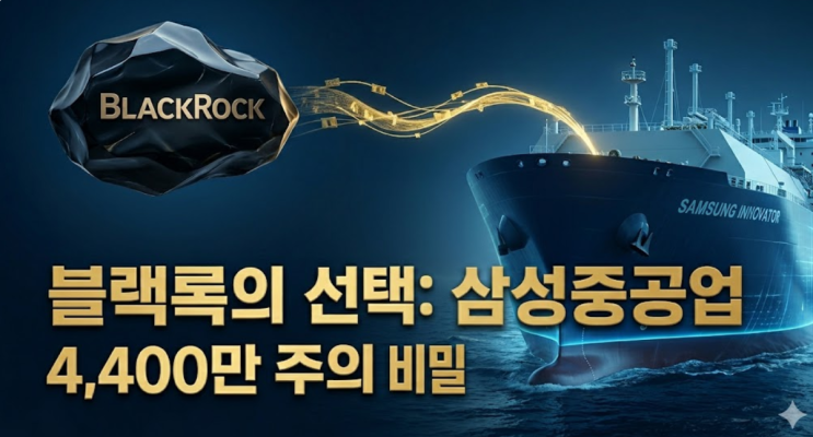  "4400만주를 어느 한 기관이 샀다는데......"삼성중공업, 급락장에도 꿋꿋한 이유 반전