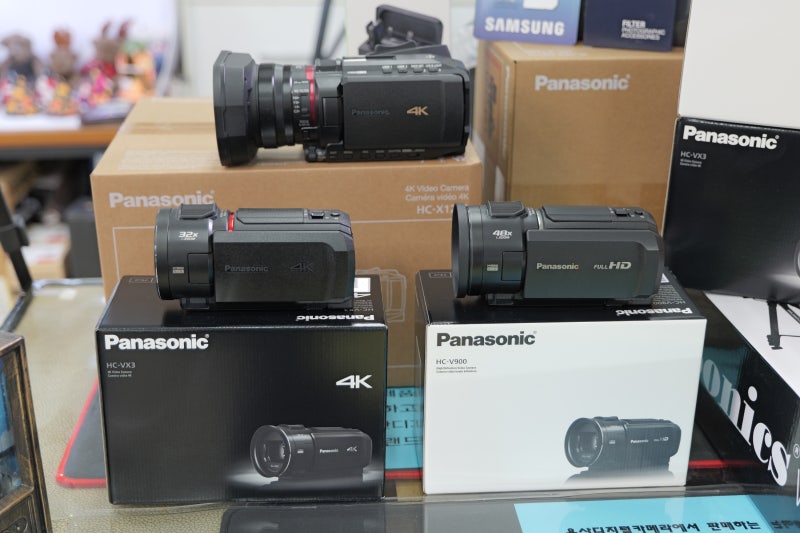 용산디지털카메라 학원 강의 촬영 캠코더 추천 파나소닉 X1200 VX3 V900 비교 및 세팅