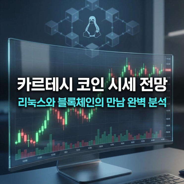  카르테시 코인 시세 전망 빗썸 35% 급등! 리눅스와 블록체인의 만남 완벽 분석