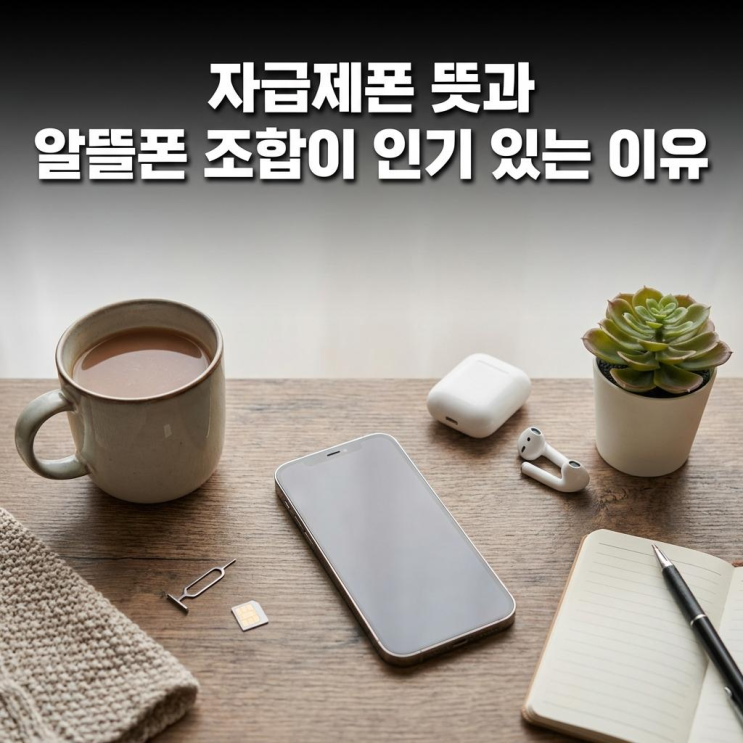  자급제폰뜻 알뜰폰과 같이 언급되는 이유 알아보기