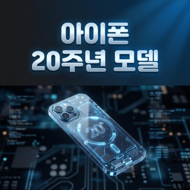  아이폰 20주년 모델 출시일 디자인 루머 정리 역대급 변화