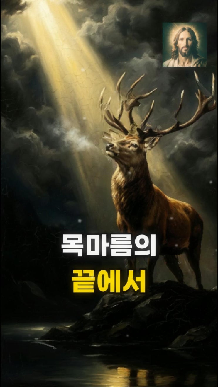  예수님 메시지: 그 목마름의 끝에서 내가 기다리고 있다