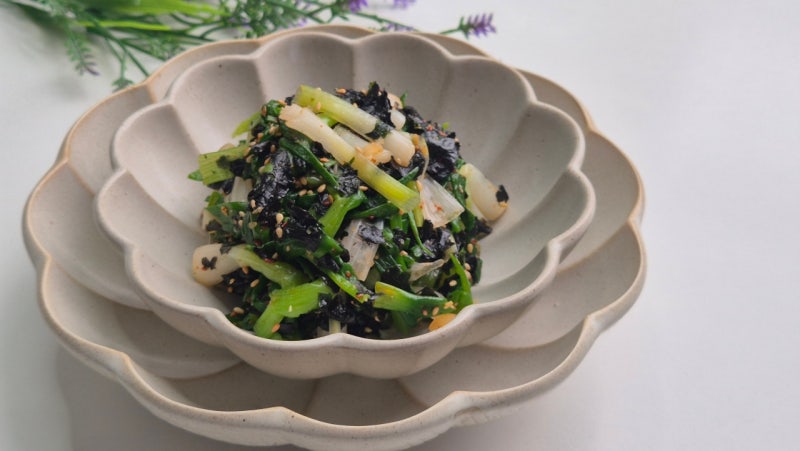 쪽파 김 무침 만들기 백종원 쪽파 무침 마른김무침