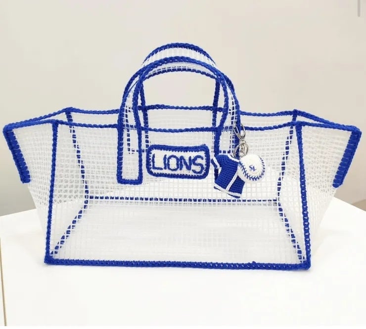 야구 응원백 만들기 삼성 블루 메쉬백 클래스[대구원데이클래스/삼성 라이온즈]