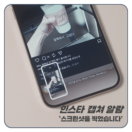 인스타 스토리 캡쳐 알림 몰래보기 인스타그램 릴스 디엠 확인