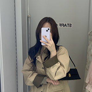 미쏘 워크자켓 2종 비교 후기ㅣ카라 배색 워크자켓 vs 스트링 워크 자켓