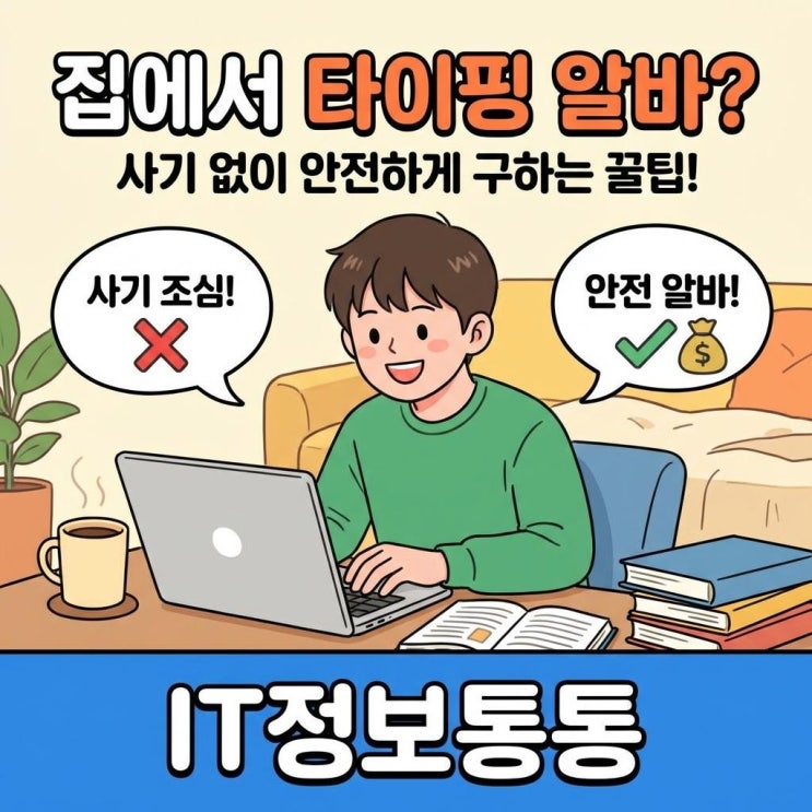  집에서 하는 문서작성알바의 실체: 사기 피하고 안전하게 타이핑 재택 부업 구하는 법