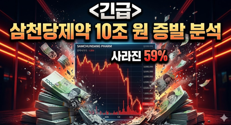  [긴급] "주식 1,384만 주가 사라졌다?" 삼천당제약 발행주식의 59% 증발된  사건 총정리