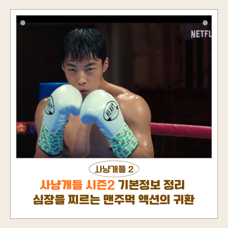  사냥개들 시즌2 기본정보 총정리 | 수천억 판돈, 맨주먹 액션의 귀환