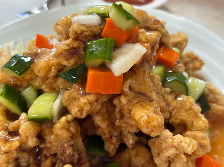  아산 유명한 중국집 탕수육 맛집 주말 웨이팅 50번대 꿀팁 목화반점