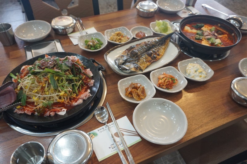 서귀포 웃물교 벚꽃축제 근처 맛집 쇠소깍 모꼬지