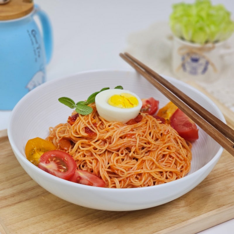 요즘 핫한 레시피 김풍 비빔파스타 비빔면 양념장 소스 카펠리니 면 삶는 시간