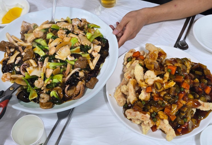  공주 짜장면 맛집 주원장밤짜장 후기｜쟁반짜장은 역대급, 알밤짜장은 글쎄