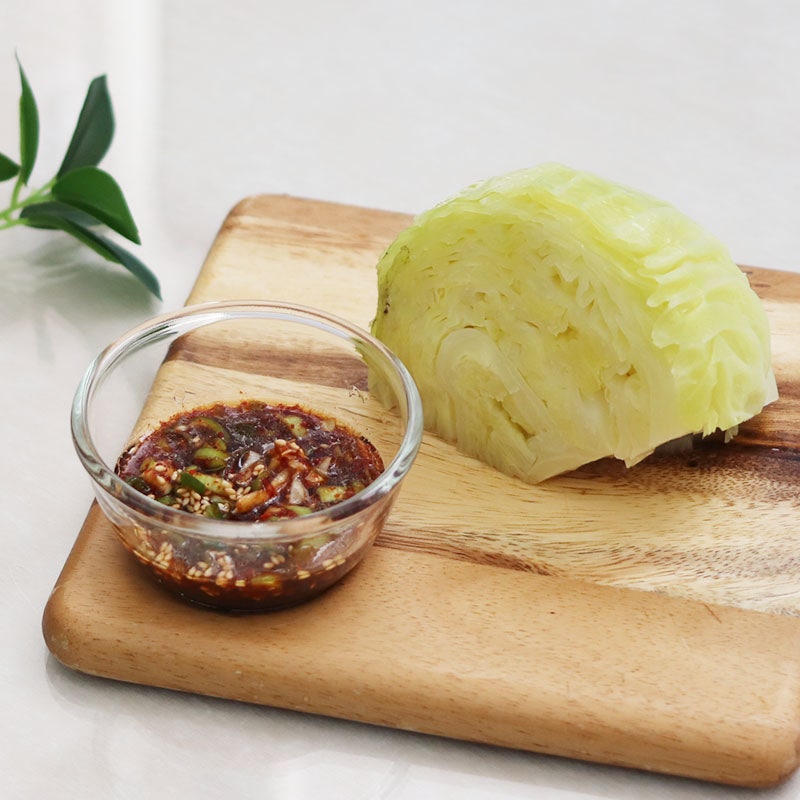 양배추 맛있게 찌는법! 양배추쌈 맛을 살리는 간장 양념장 만들기