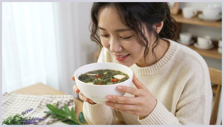  봄이 가기 전에 꼭 드세요! 10분 만에 뚝딱 만드는 초간단 쑥국 레시피