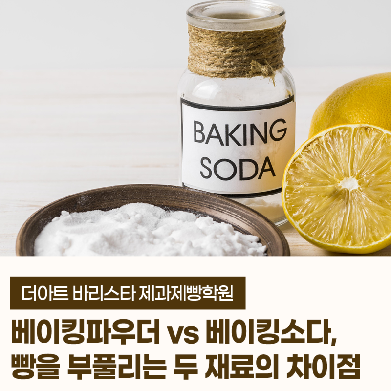 베이킹파우더 vs 베이킹소다, 빵을 부풀리는 두 재료의 차이점