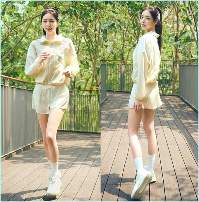  헉 소리 나는 시구 직캠 비율.. 있지 유나 다이나핏 스카이 버터플라이 셋업 화보