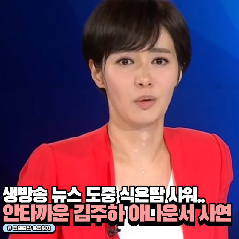 '이 곳'만 지압했어도 해결.. 급체 증상 때문에 22년 만에 뉴스 민폐녀된 김주하 아나운서