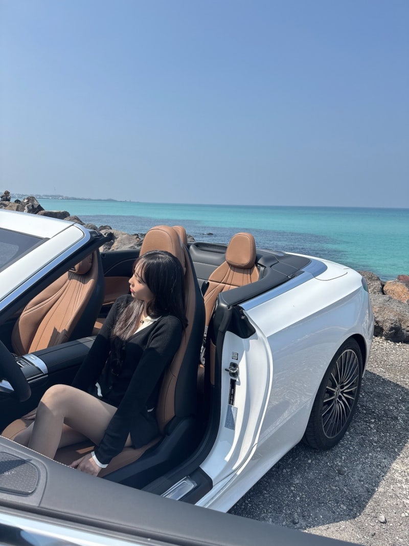 제주도 벤츠 CLE 카브리올레 렌트 후기 | 기어•선루프• 와이퍼 실내 버튼 조작법, 예약 꿀팁....