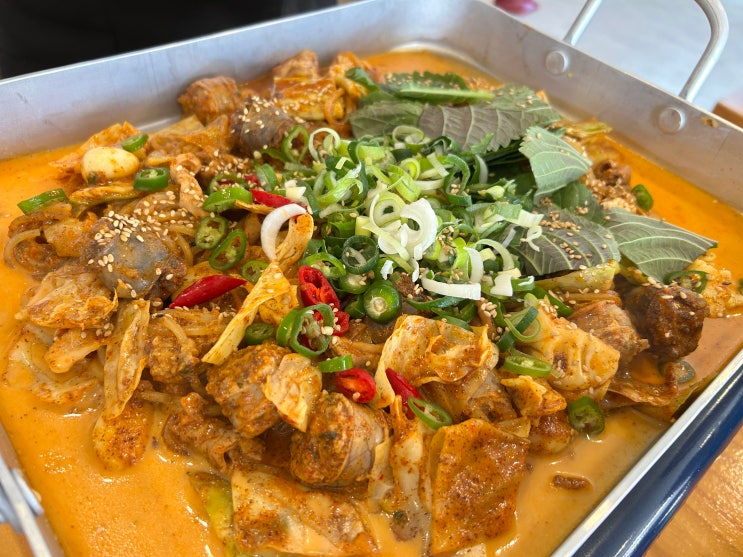  부평역 순대볶음 철판볶음 맛집 큰맘할매순대국 부평남부역점