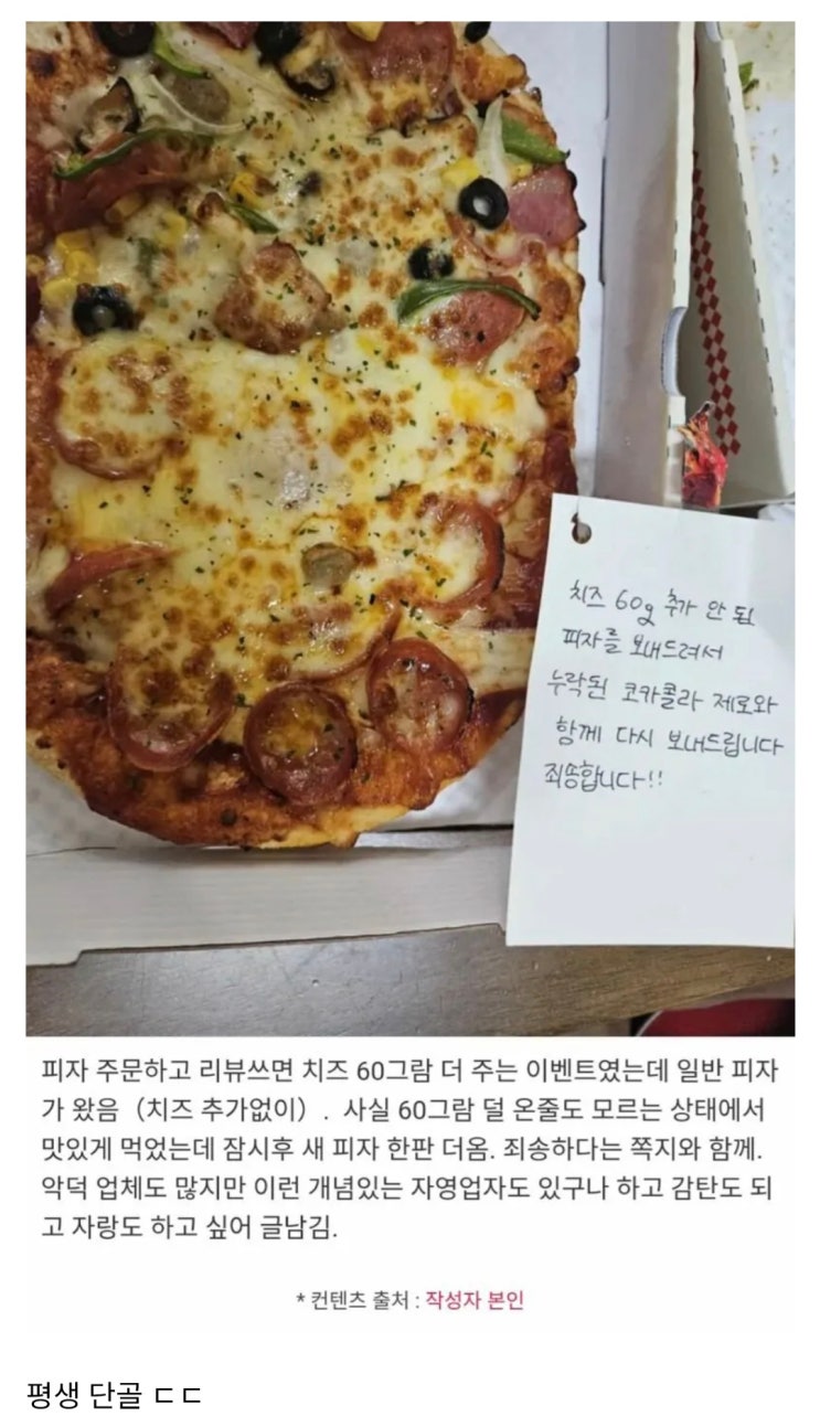  잘못 배달온 피자 레전드.jpg