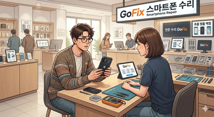  아이폰11 외부 충격으로 액정 파손된 상태로 블랙아웃! 가성비 LCD 액정 교체 수리 후기