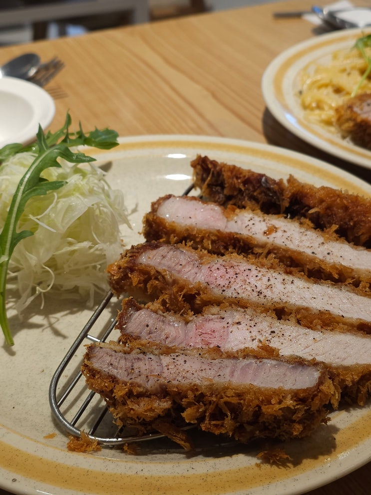  구미 문성 맛집 카츠비아, 돈까스 파스타 신메뉴 조합 아이랑 식당