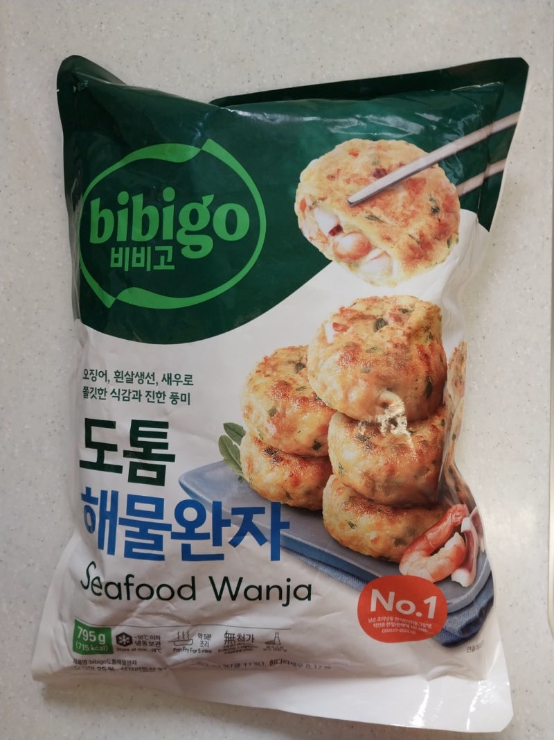 비비고 도톰 해물완자 식감 좋은 동그랑땡
