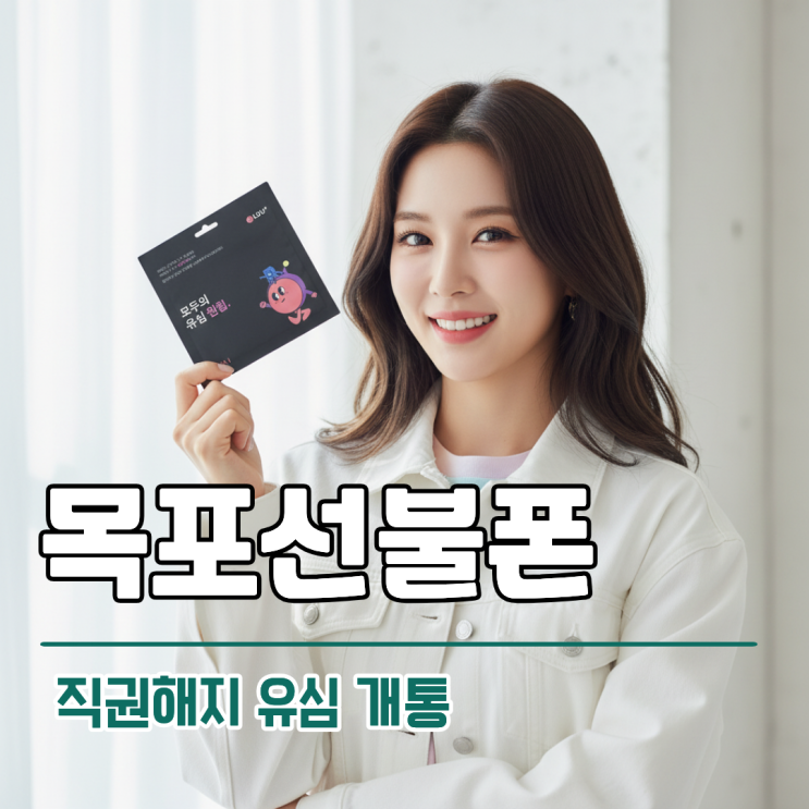  목포선불폰 직권해지 무관한 유심 개통 방법 공유