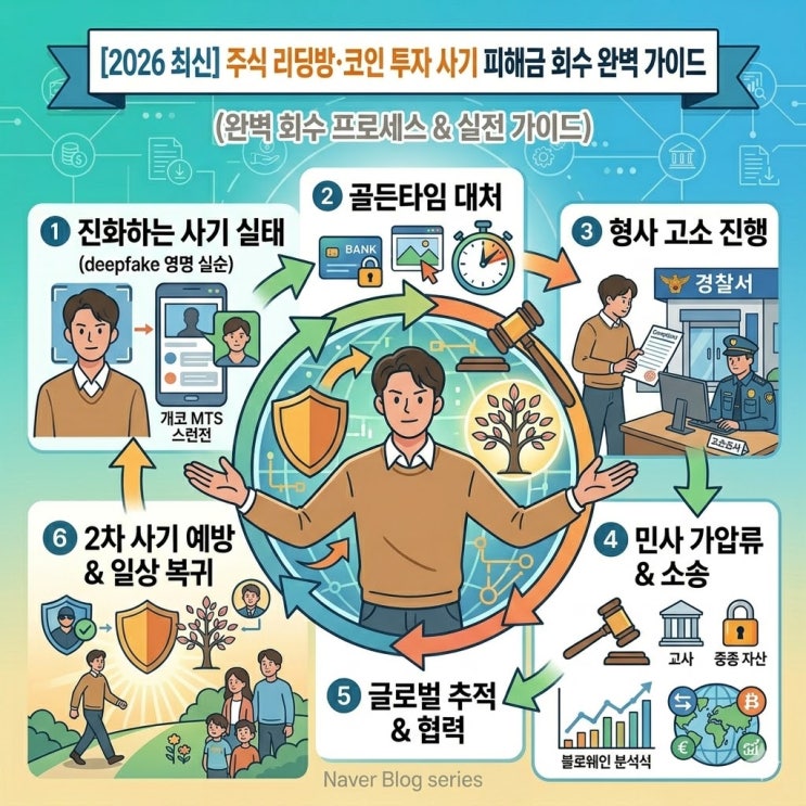  주식 리딩방·코인 투자 사기 피해금 회수 완벽 가이드 (형사 고소부터 민사 소송까지)